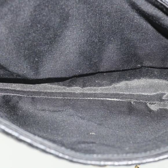 BALLY Chain Shoulder Bag Leather Black Auth am3668 - Picture 11 of 16